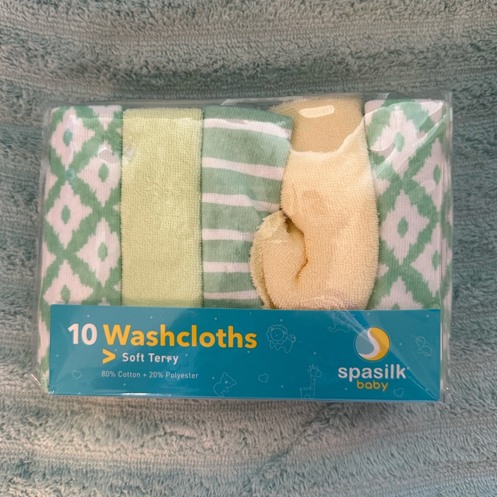 Baby washcloths